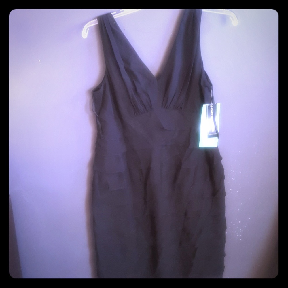 Black cocktail dress